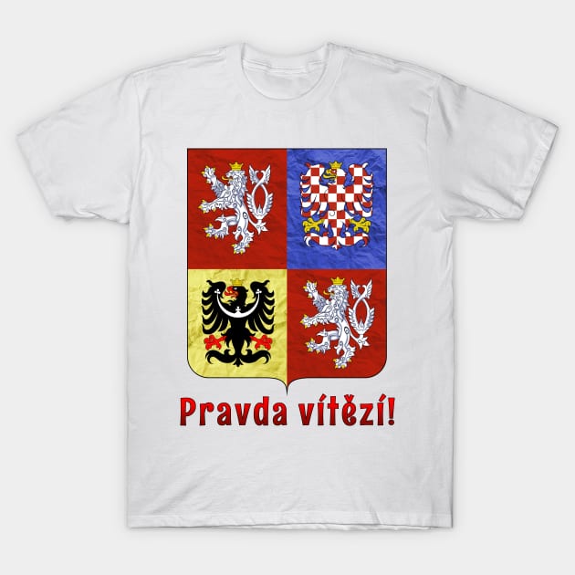 Czech coat of arms T-Shirt by Karlov Print